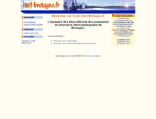 Tablet Screenshot of inet-bretagne.fr